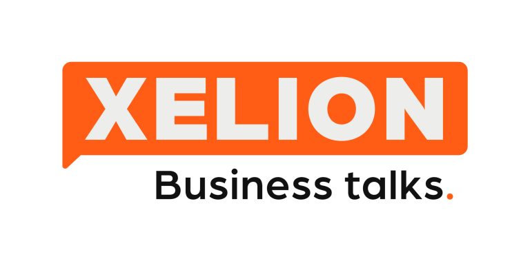 Xelion Logo Orange payoff RGB